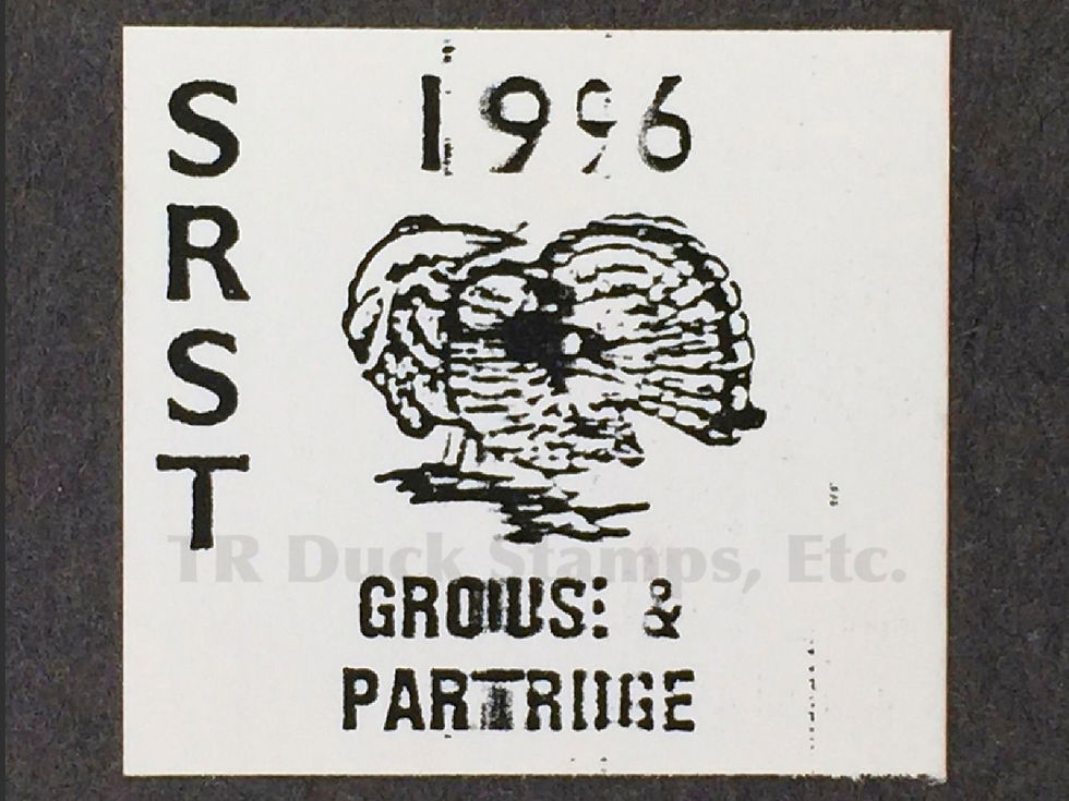 SR43V Standing Rock 1996 Grouse & Partridge Stamp