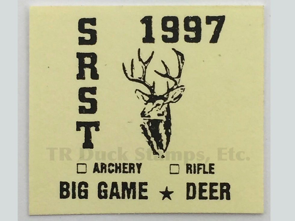 SR49A Standing Rock 1997 Deer Stamp