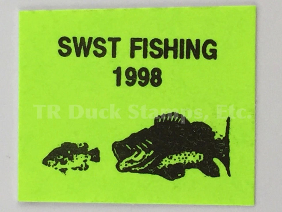 LT75 Lake Traverse SWST 1998 Fishing Stamp
