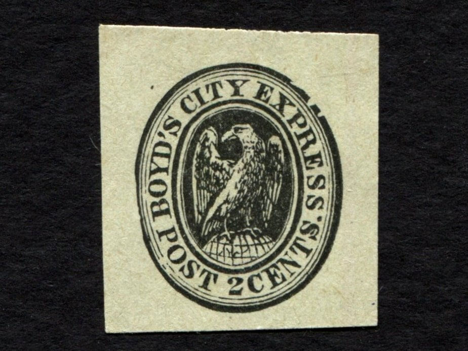 Boyd's City Express 20L11 Local Post Stamp