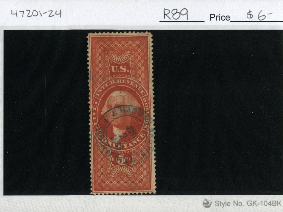 R89 Conveyance $5 Revenue Tax Stamp