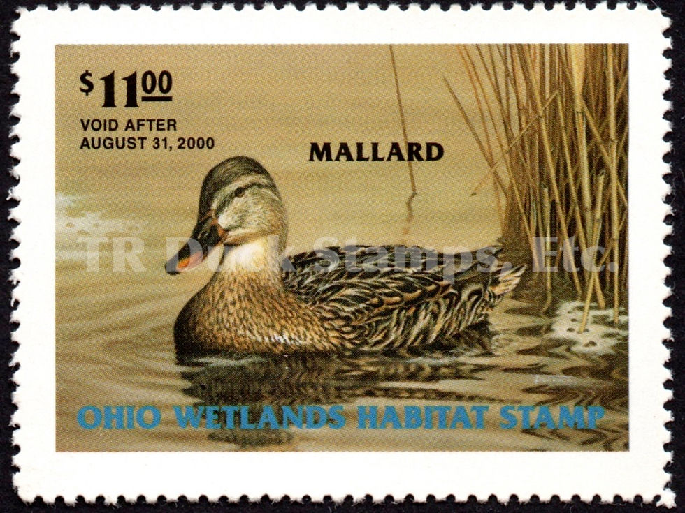 Ohio 1999 OH18 Mallard Hen Duck Stamp