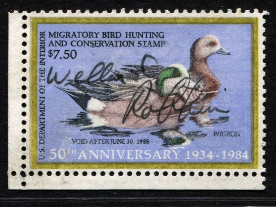 1980-1989 #RW47-RW56 USED Federal Duck Stamps Set of 10