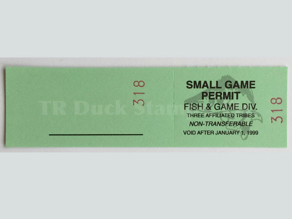 TT69 Fort Berthold 1998 Small Game stamp