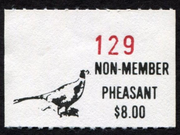 PR21 Pine Ridge 1988-92 Pheasant Non-Member