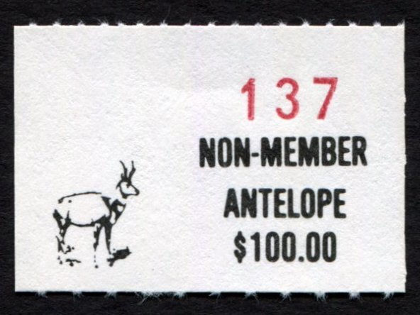 PR25A Pine Ridge 1988-92 Antelope Non-Member