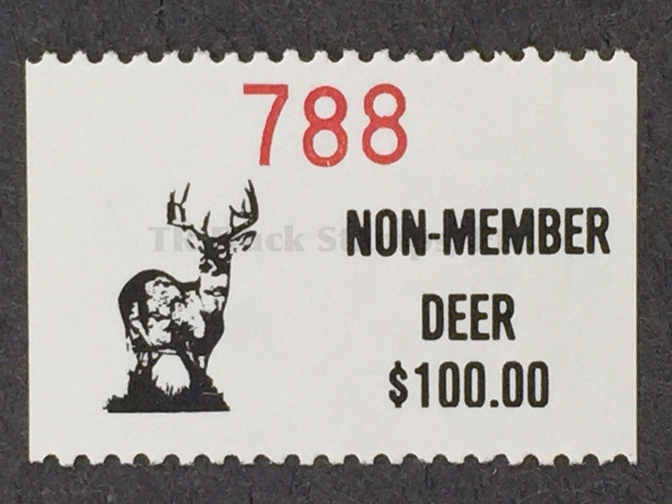 PR46A Pine Ridge 1988-92 Deer 100.00, Non-Member