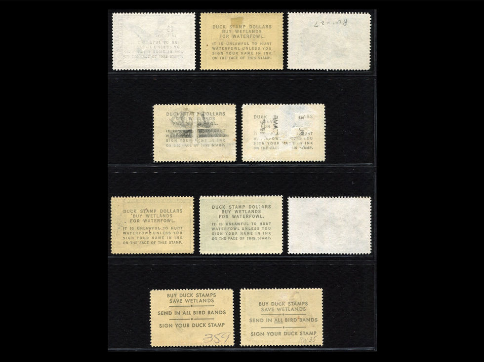 1960-1969 #RW27-RW36 Used Federal Duck Stamps Set of 10