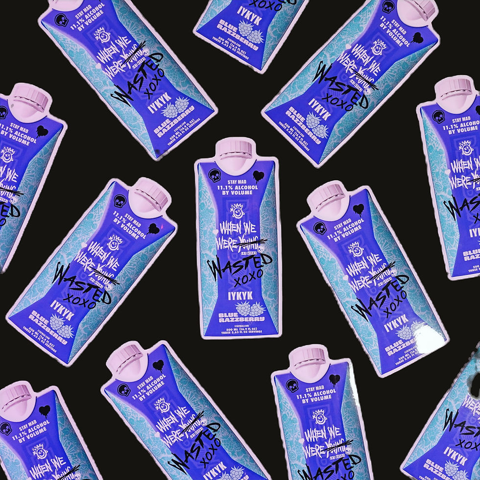 Thumbnail: When We Were Wasted Sticker
