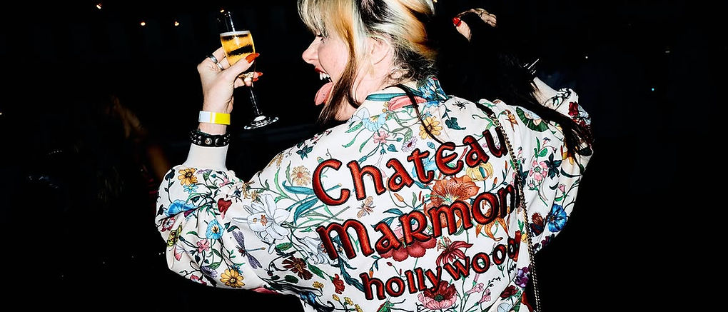 An evening at the Chateau Marmont for Wonderland's Summer '26 issue, run phone-free with lockable phone pouches