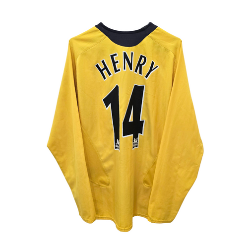 Foot Collectors Camiseta de local del Arsenal 2004-2005, manga larga Foot Collectors Camiseta de local del Arsenal 2004-2005, manga larga