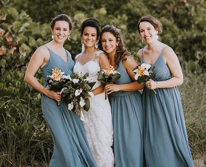 bridal & bridesmaid's bouquets