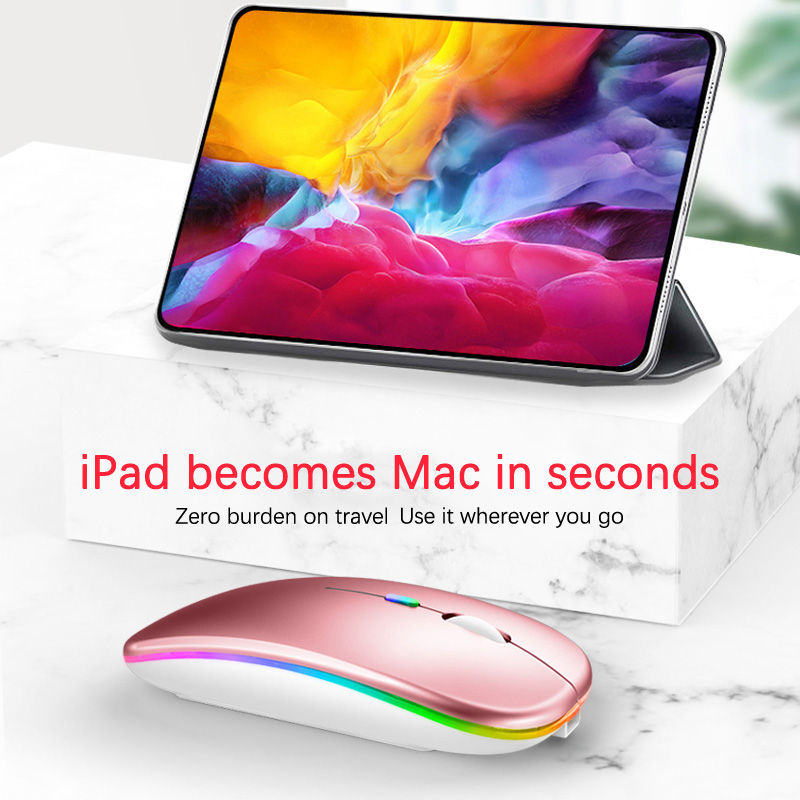 Miniatura: 2.4G Bluetooth Mouse - Wireless Charging Mute And Silent For Ipad Mobile Phone