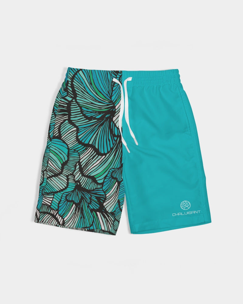 Thumbnail: 🏊Sea Petal Swirls Kid's Swim Trunk
