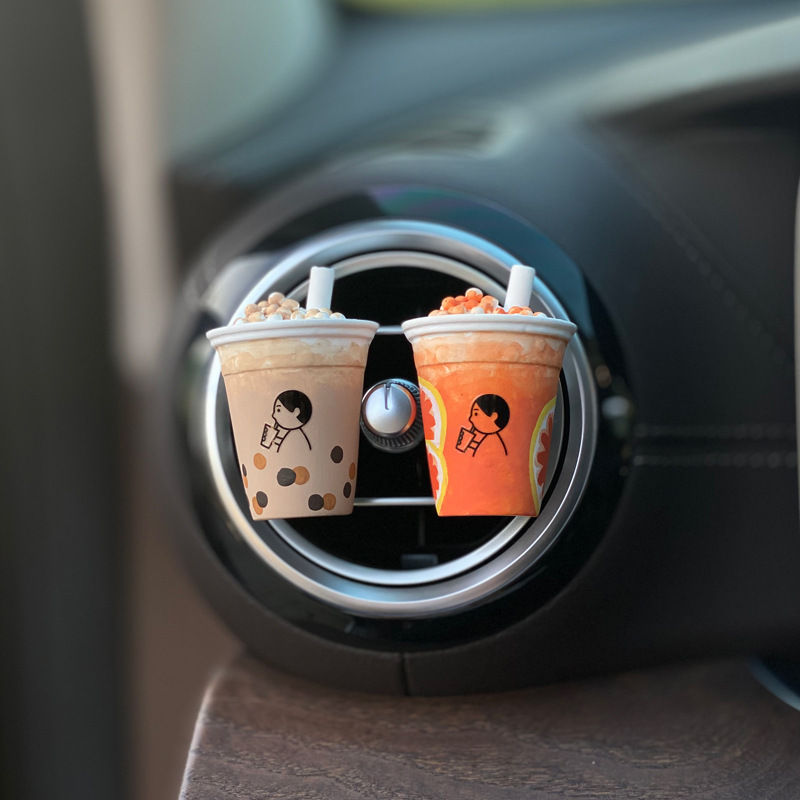 Thumbnail: Ins Car Fragrance Car Perfume - Air Outlet Fragrance Net - Red Cartoon Diffuser
