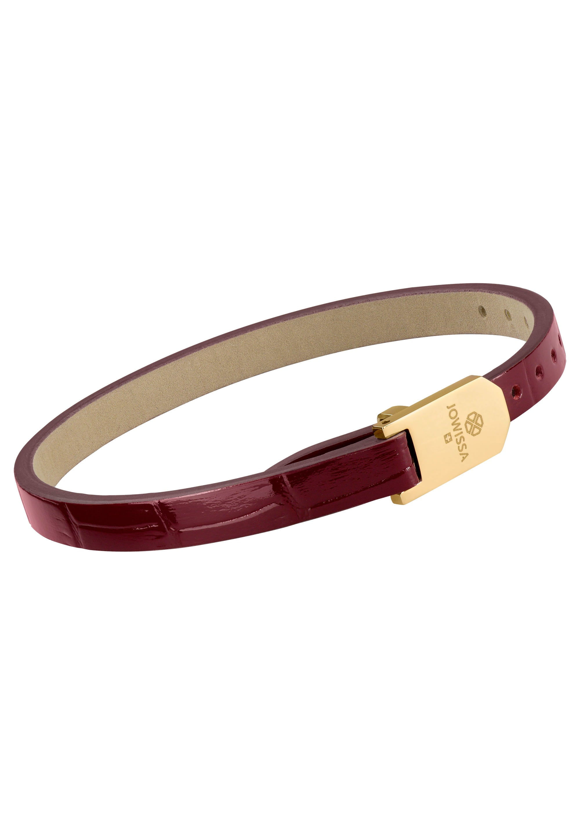 💫 Glossy Croco Leather Strap #JS.0119