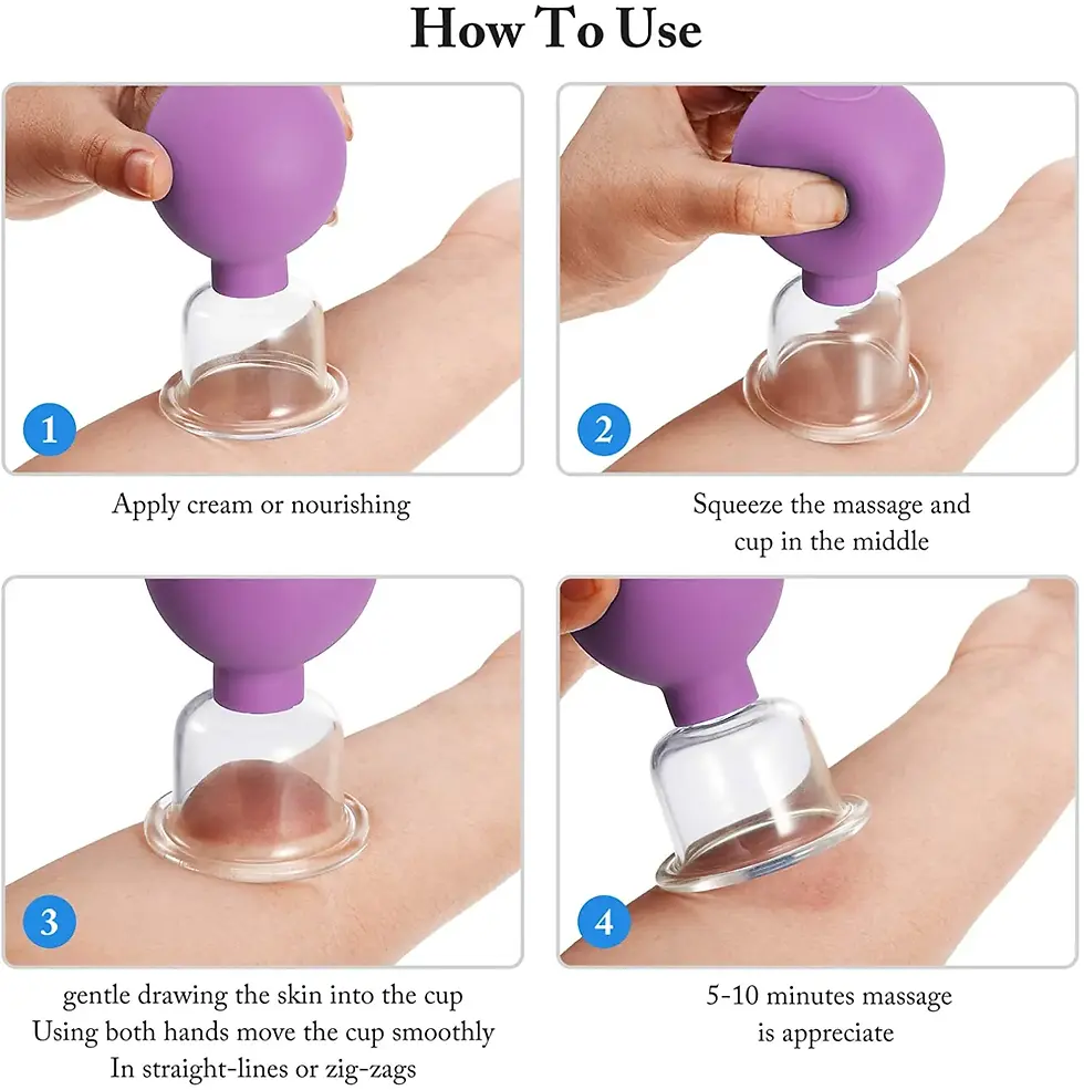 Thumbnail: Face Sucker: Vacuum Cupping Glass Jar for Cellulite Massager and Acupuncture