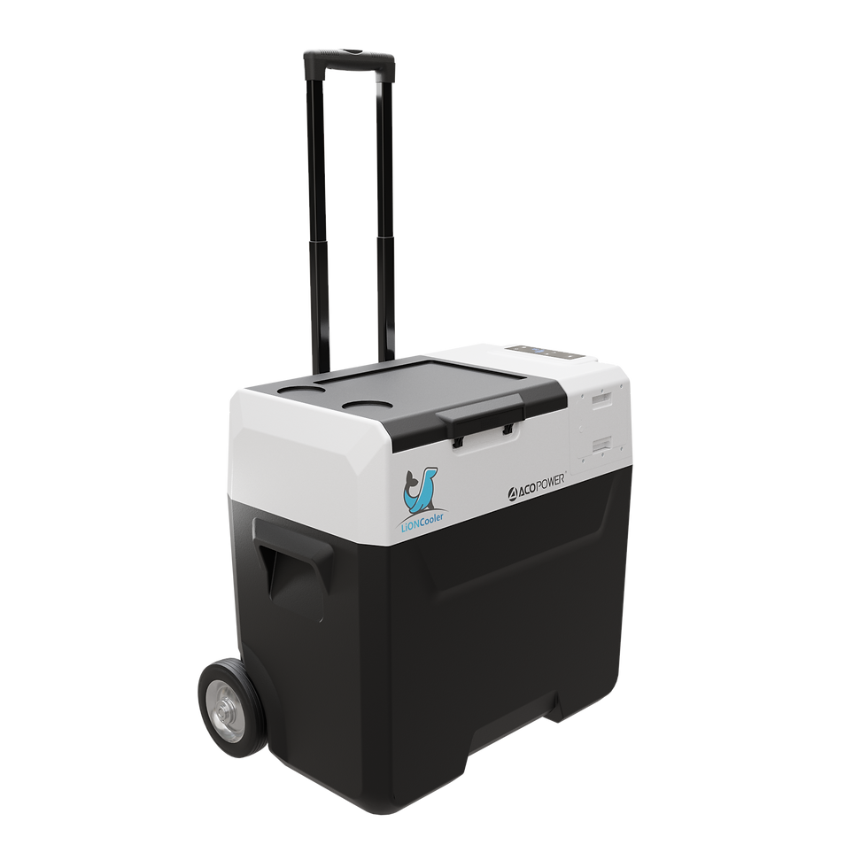 Thumbnail: LionCooler X50A Portable Solar Fridge Freezer, 52 Quarts