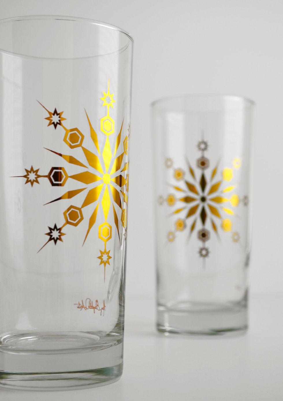 Thumbnail: 🥛 Gold Snowflake - Glasses