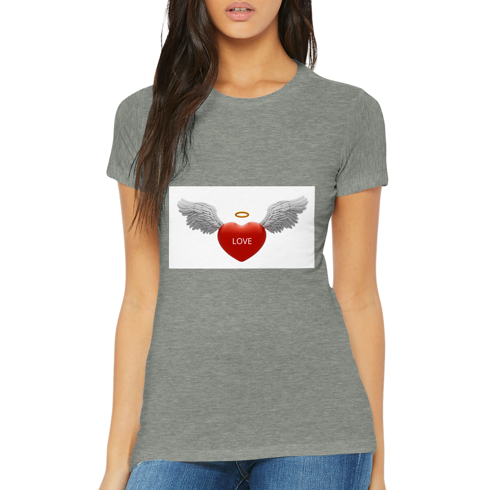 الصورة المصغرة: JOYbyART Customizable Premium Womens Crewneck T-shirt