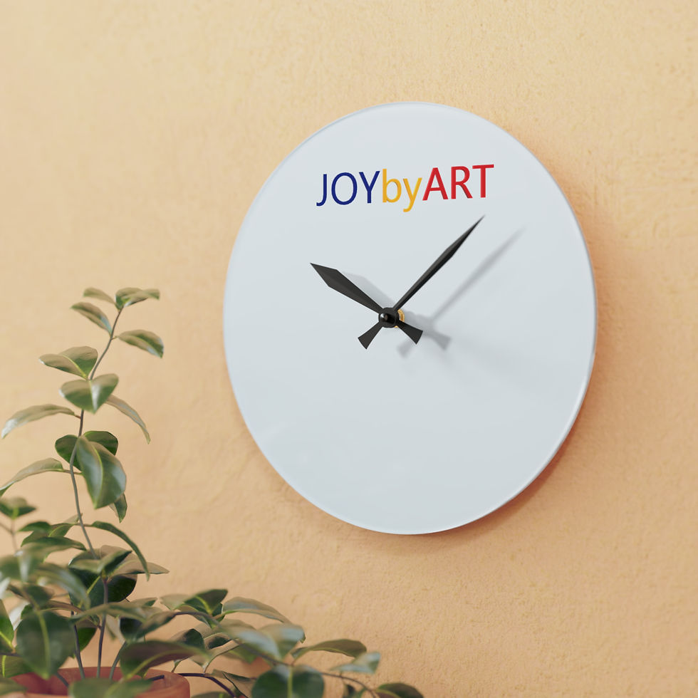Thumbnail: JOYbyART Acrylic Wall Clock  (Customizable)