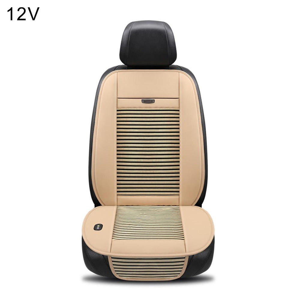 Thumbnail: Summer Fan Cool Seat Cushion for Car  - 3 Fans Single Cold Pad