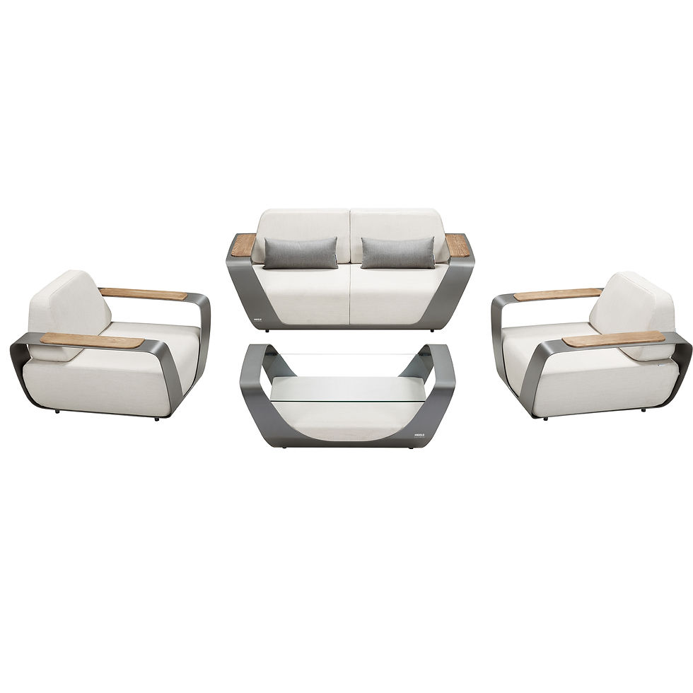 Thumbnail: Luxury AluConvo: High-end 4-Person Outdoor Set by HIGOLD Onda