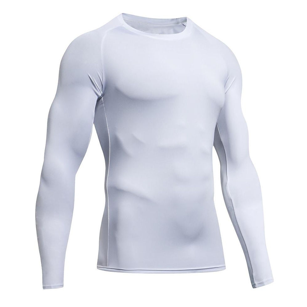 Thumbnail: ♂️ FlexFit Long Sleeve Yoga Shirt (Customizable)