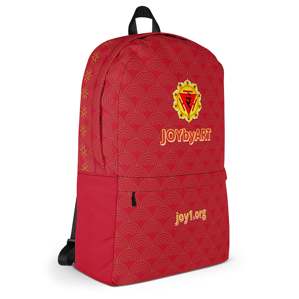 Thumbnail: Joy1.org Solar Plexus Chakra JOYbyART Backpack