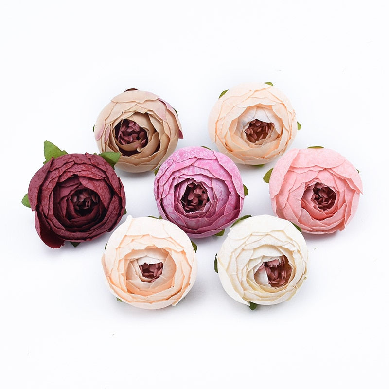 Thumbnail: 1.3.1: Diy Decorative Flowers Wall Wedding Bridal Accessories Clearance- 10pcs