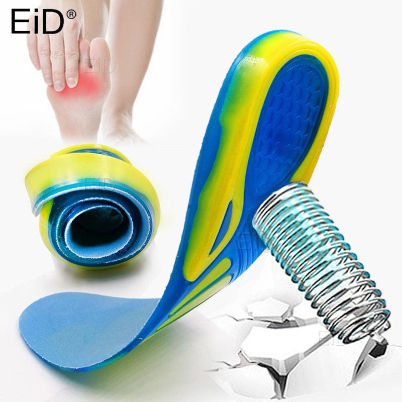 Thumbnail: Insoles ] EiD Silicon Gel Insoles for Feet Plantar Fasciitis Heel Sport Insoles