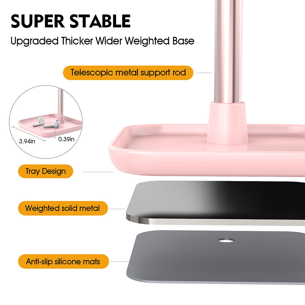 Miniature : Phone Holder】Litheers Cell Phone Stand Angle Height Adjustable Phone Holder