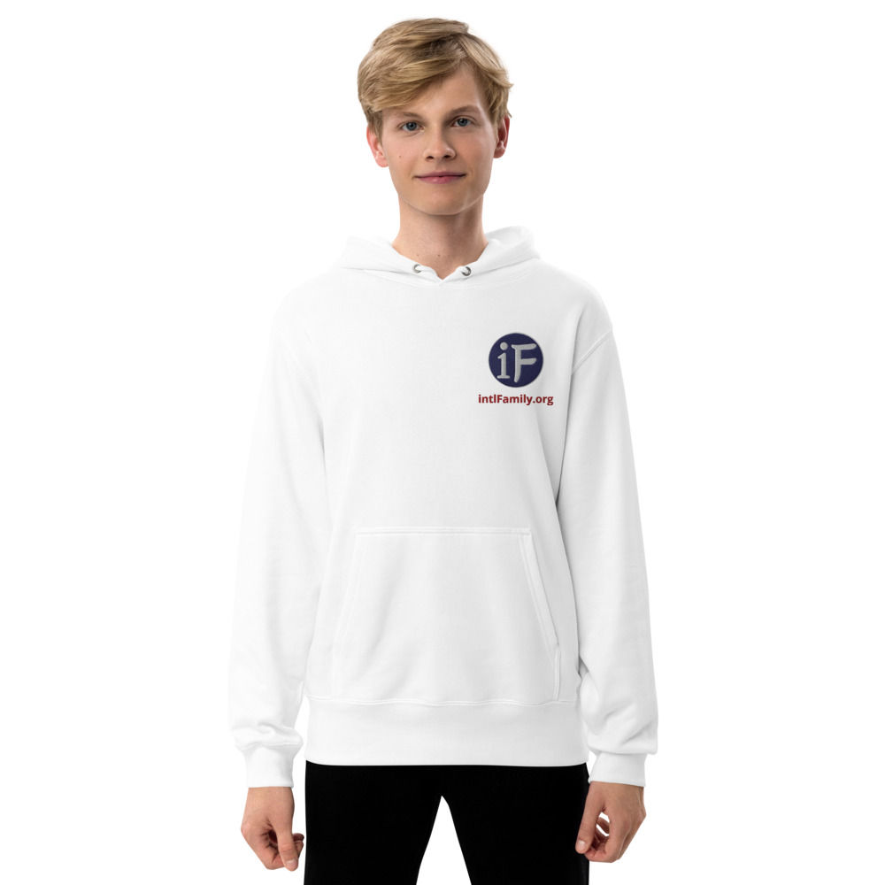 intlFamily.org Unisex french terry pullover hoodie