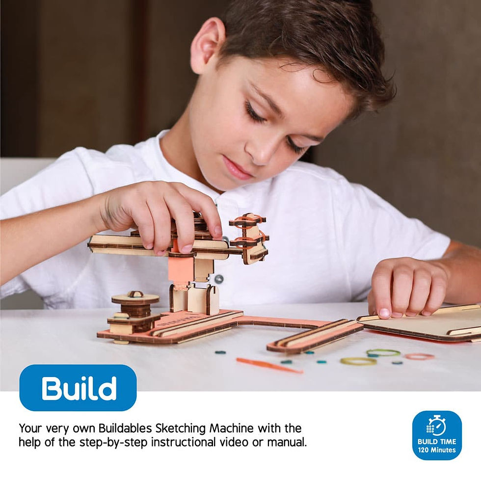 Thumbnail: Skillmatics Buildables Sketching Machine - DIY STEM Kit for Kids to Learn