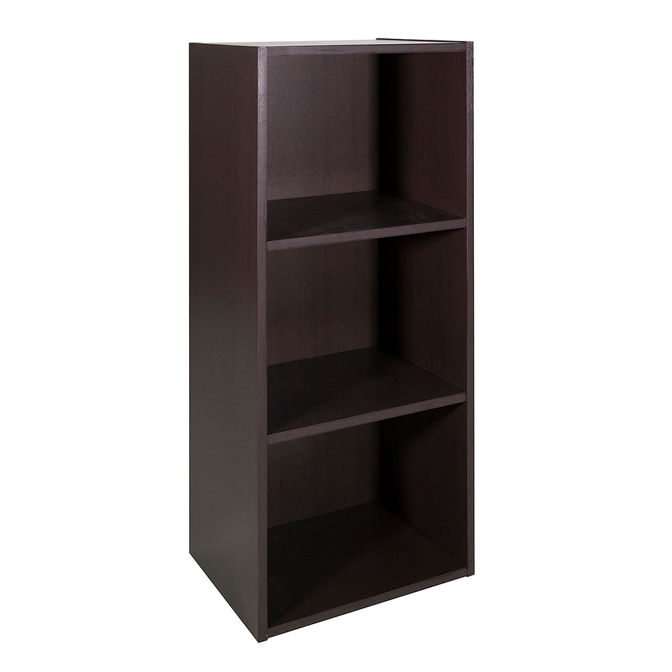 Thumbnail: full wooden standard bookcase 3 layers