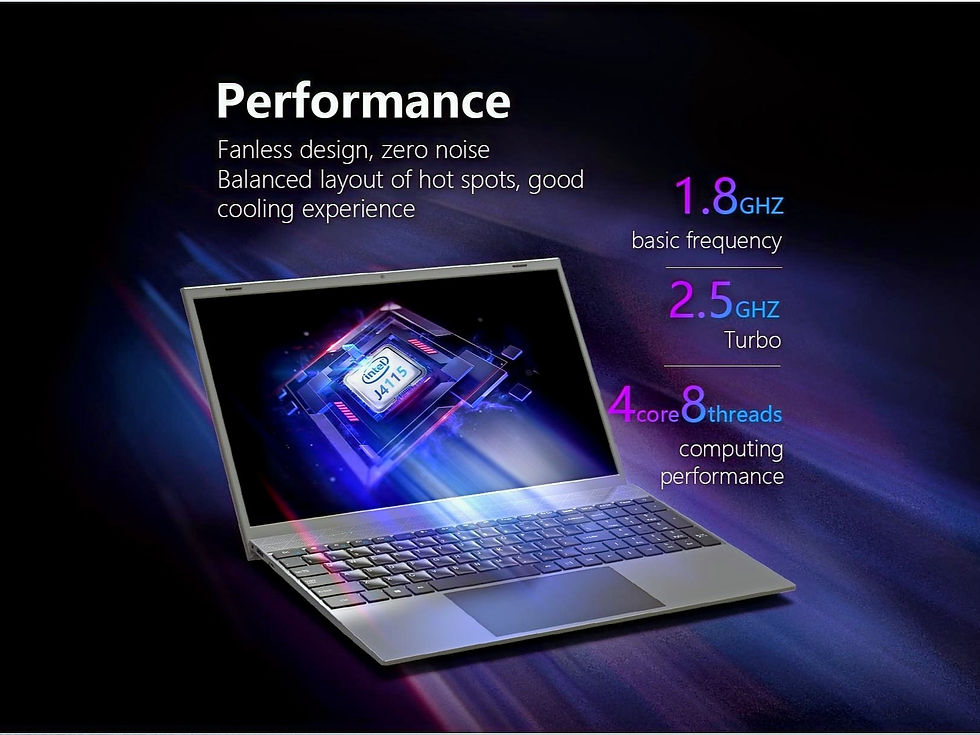 Thumbnail: JOYbyART Laptop - 15.6 Inch Windows10 Pro Laptop for Enjoy Work & Study