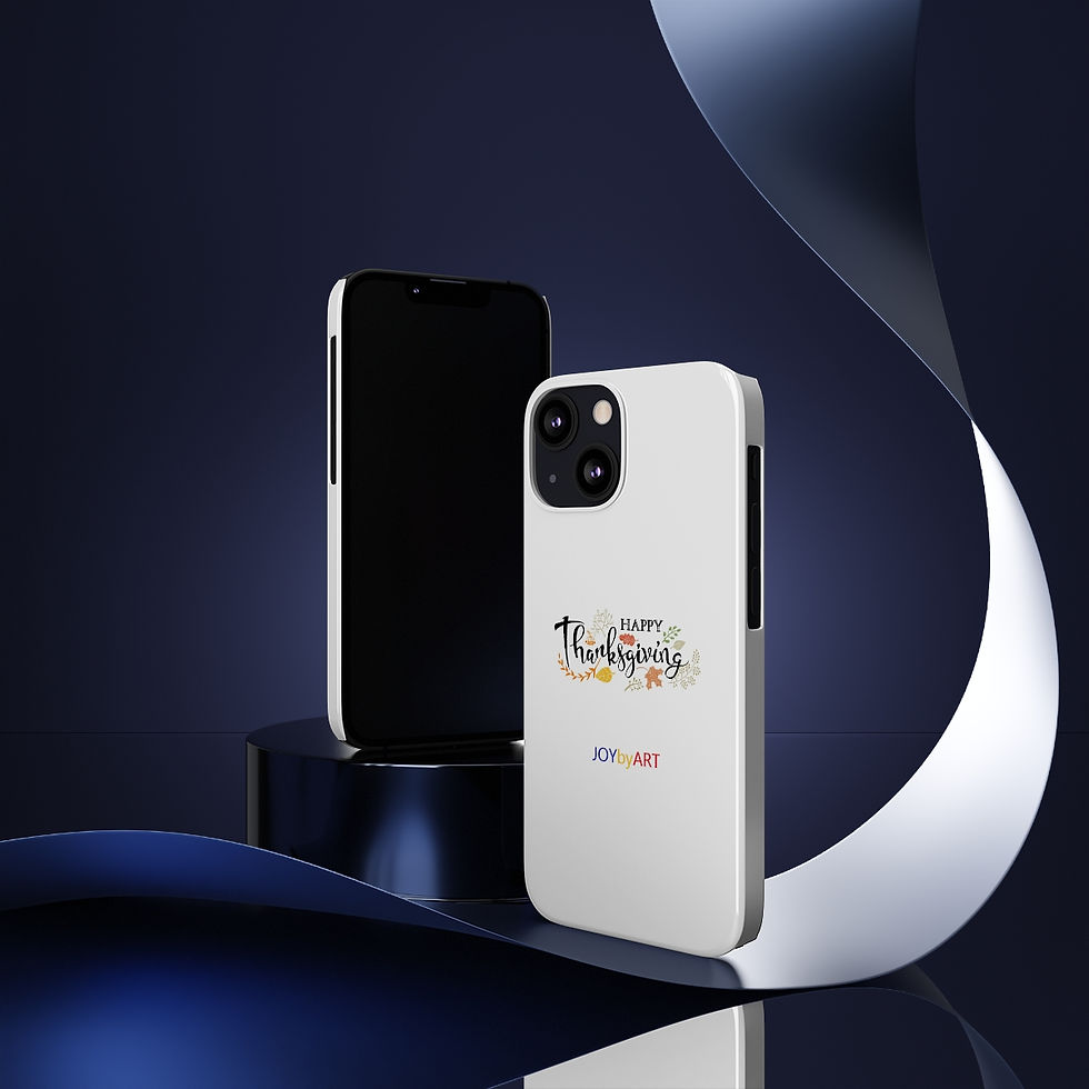 Thumbnail: JOYbyART Thanksgiving Slim Phone Cases, Case-Mate