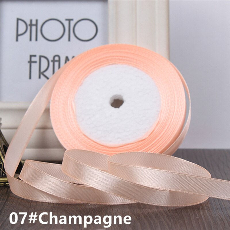 Thumbnail: 1.1.1:  25Yards/Roll 6/10/15/20/25/40/50mm Silk Satin Ribbons for Crafts / Gifts