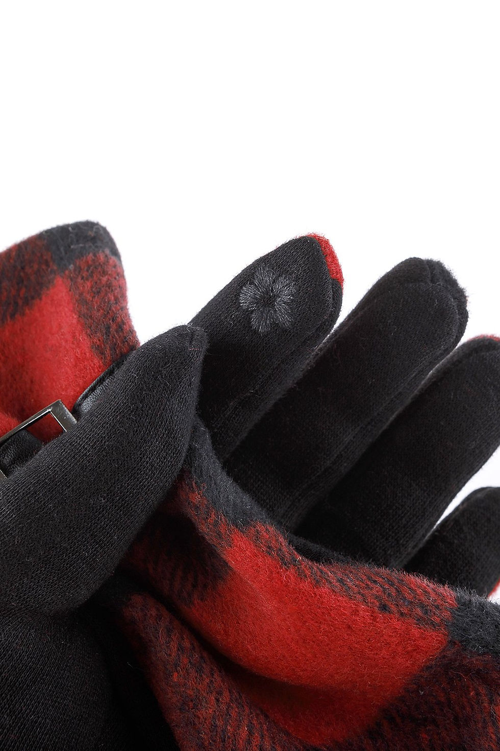 Thumbnail: Hdv2923 - Buffalo Plaid Strap Smart Touch Gloves