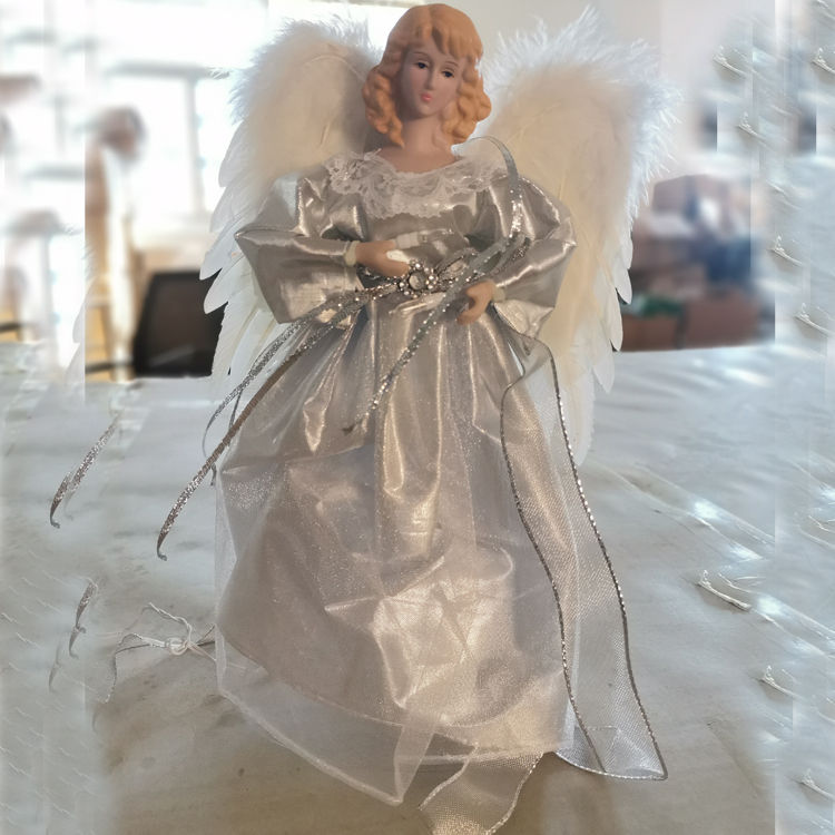 Thumbnail: Festive Angel Tree Topper for Christmas Decoration (Customizable)