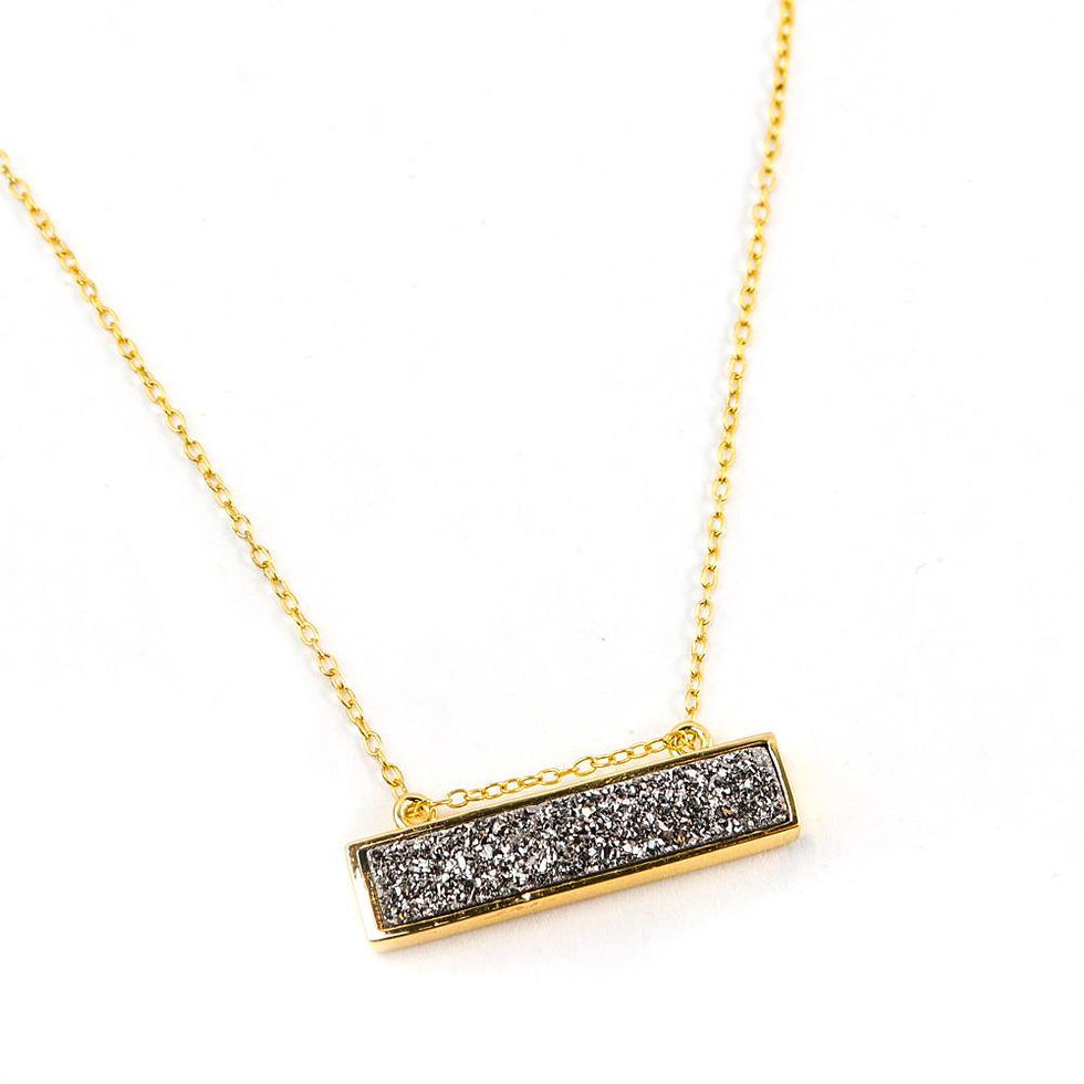 Thumbnail: 📿 Necklace: Bethany Druzy Bar