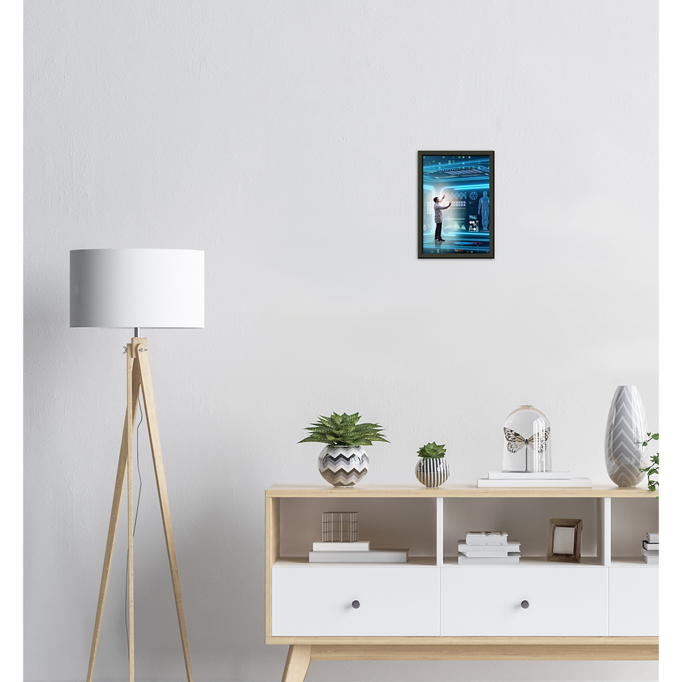 Thumbnail: JOYbyART Customizable Classic Matte Paper Metal Framed Poster - Future Medicine