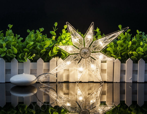 Miniaturbild: Star String Lights - LED Christmas Curtain Lights - Christmas Tree Holiday Ligh