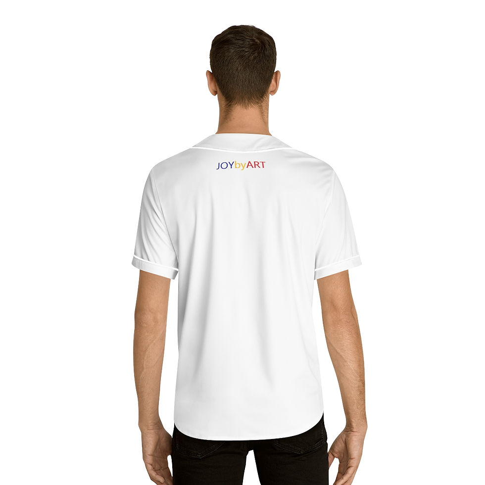 Thumbnail: JOYbyART Men's Baseball Jersey (AOP + Your Logo)  