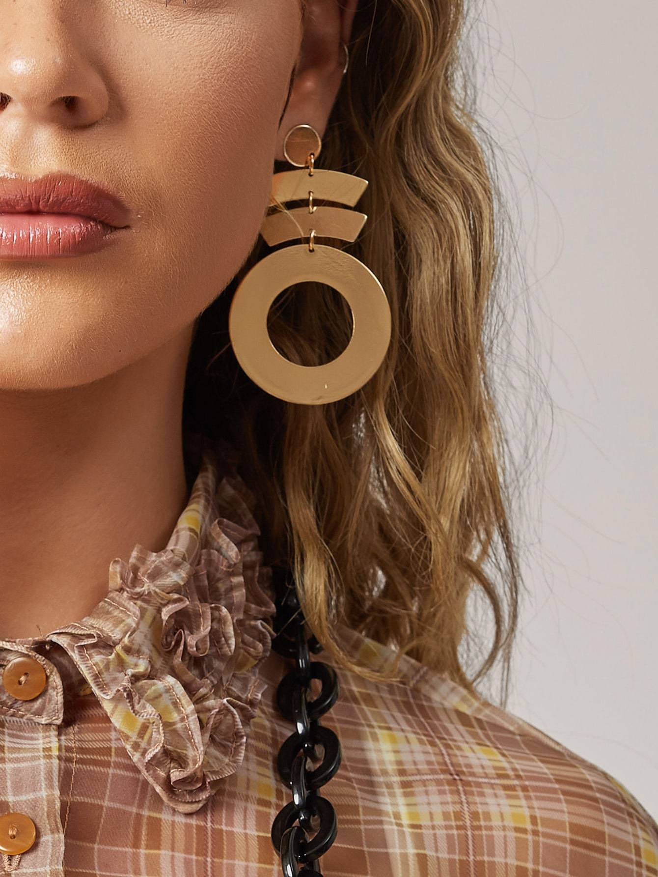 Rounded & Grounded in Style Earrings - INTL BOUTIQUE