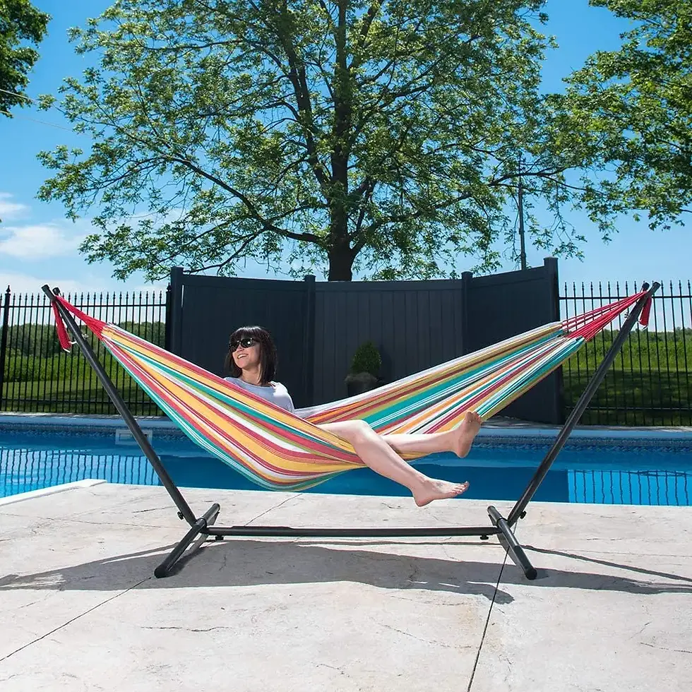 Thumbnail: Portable Garden Hammock Stand Swing Hammock for Aerial Yoga