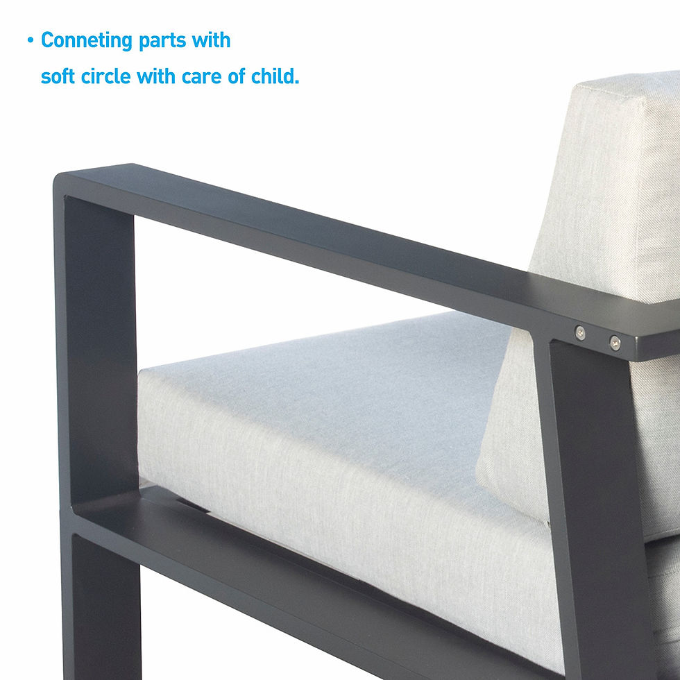 Thumbnail: AluConvo: Premium Aluminum Outdoor Chat Set by S3801
