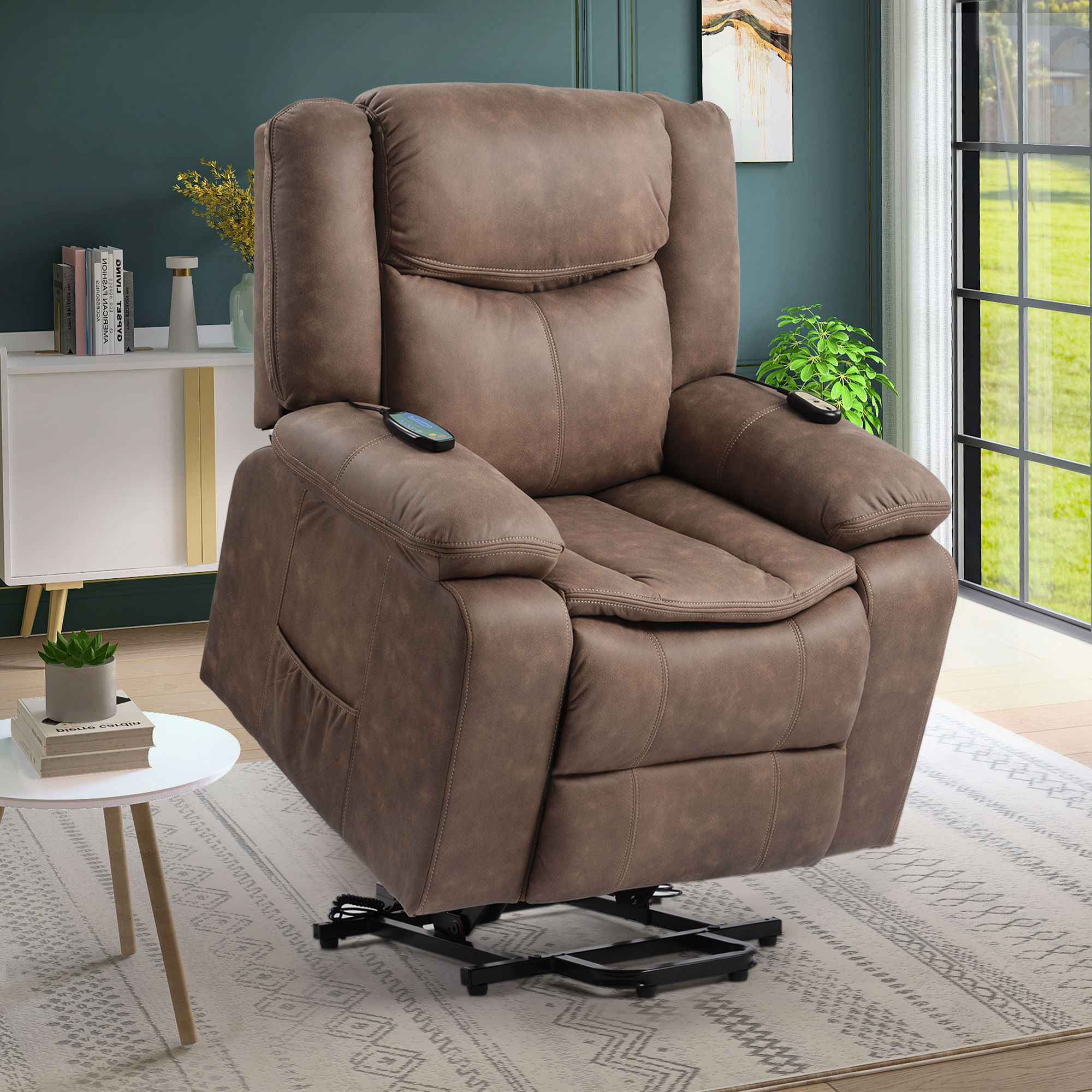 Power Lift Chair for Elderly with Adjustable Massage Function, Recliner Chair wi
