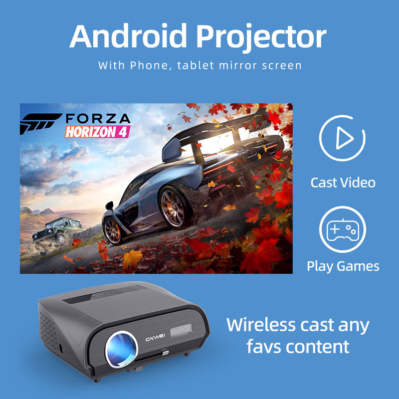 Thumbnail: Portable Smart Beamer with HD LED for Home Theater (Customizable)