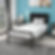 TWIN Metal Platform Bed Frame with Headboard / No Box Spring Needed / Easy Assem